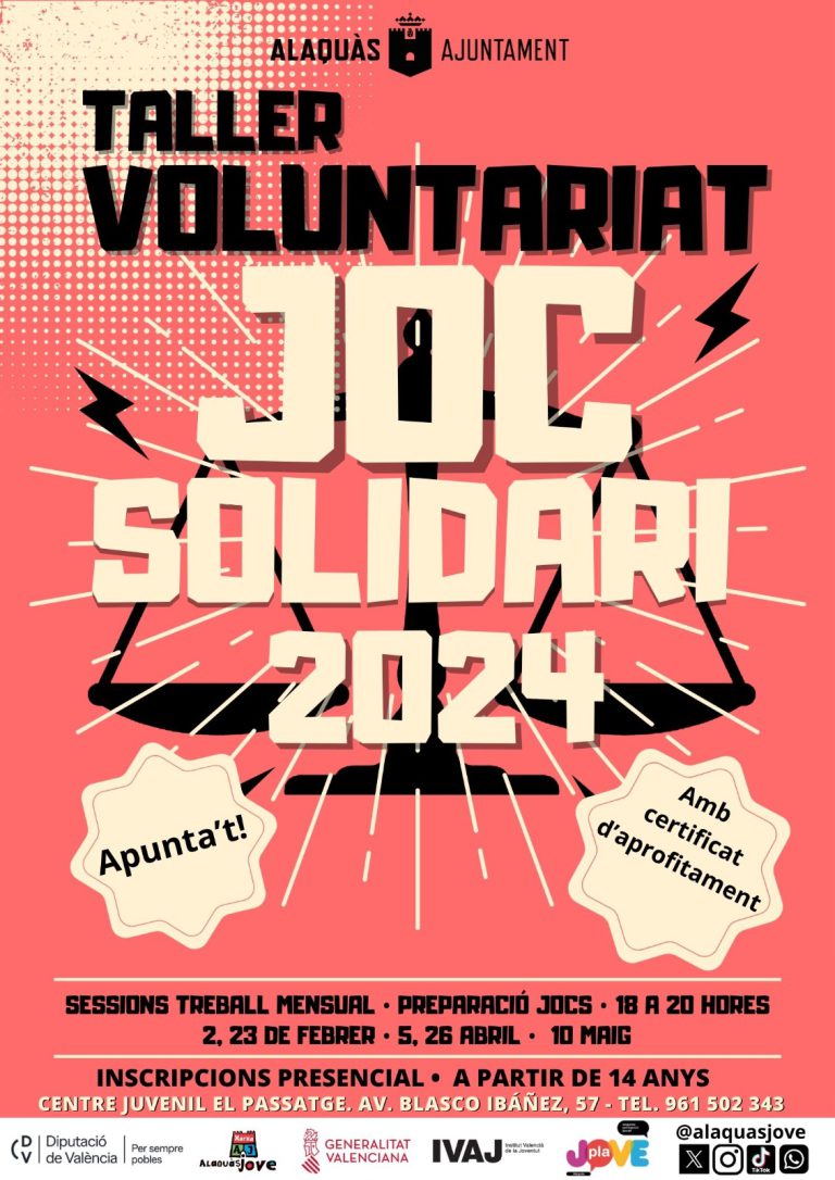 Taller voluntariat Joc Solidari 2024