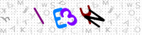 Blue Captcha Image